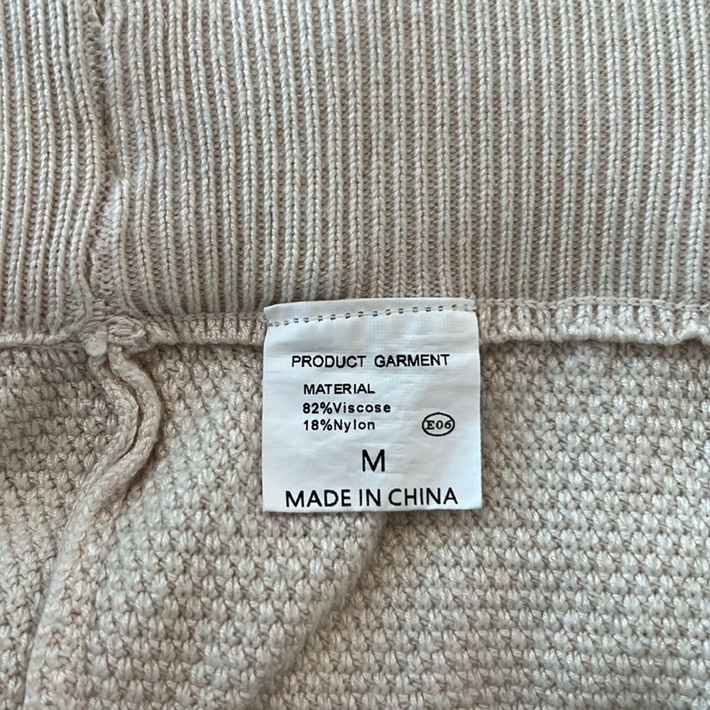 Chic Cream Wide Leg Pants - Picture 4 of 5